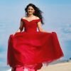 Maroon Beaded Wedding Ball Gown for Rent – Bridal, Pre-Wedding & Maternity Wear | Bangalore & Hyderabad