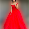 Red Beaded Wedding Ball Gown for Rent – Bridal, Pre-Wedding & Maternity Wear | Bangalore & Hyderabad