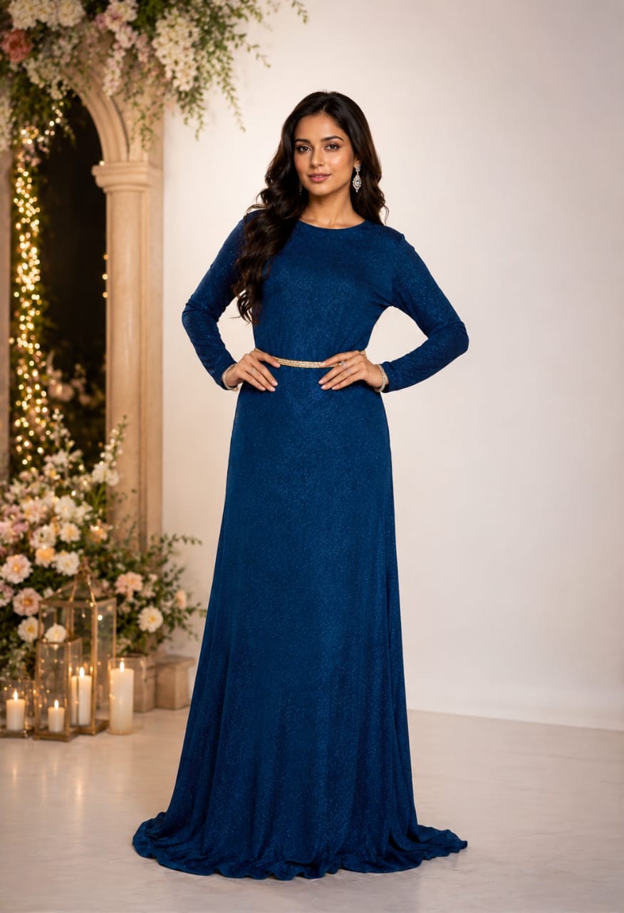 Blue Bodycon Gown Wwwthedressbankcom
