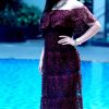 Crochet maternity dress Maternity burgsndy