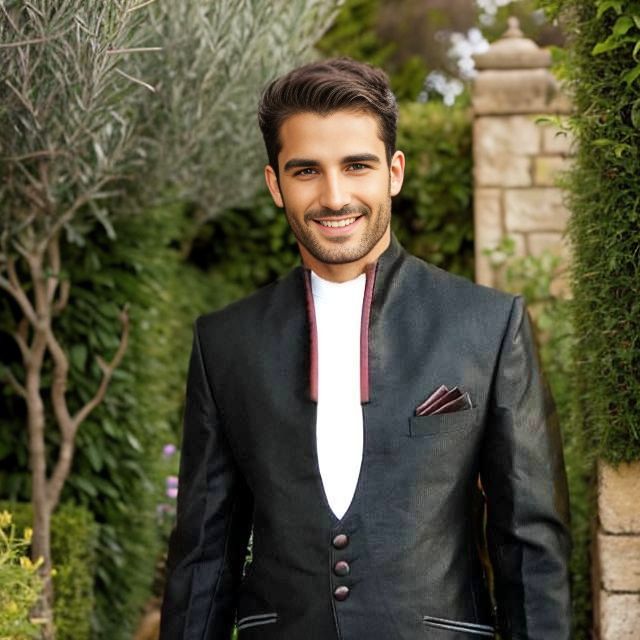"Black Chinese Collar Blazer for Men – Rent Formal & Ethnic Wear in Bangalore & Hyderabad"