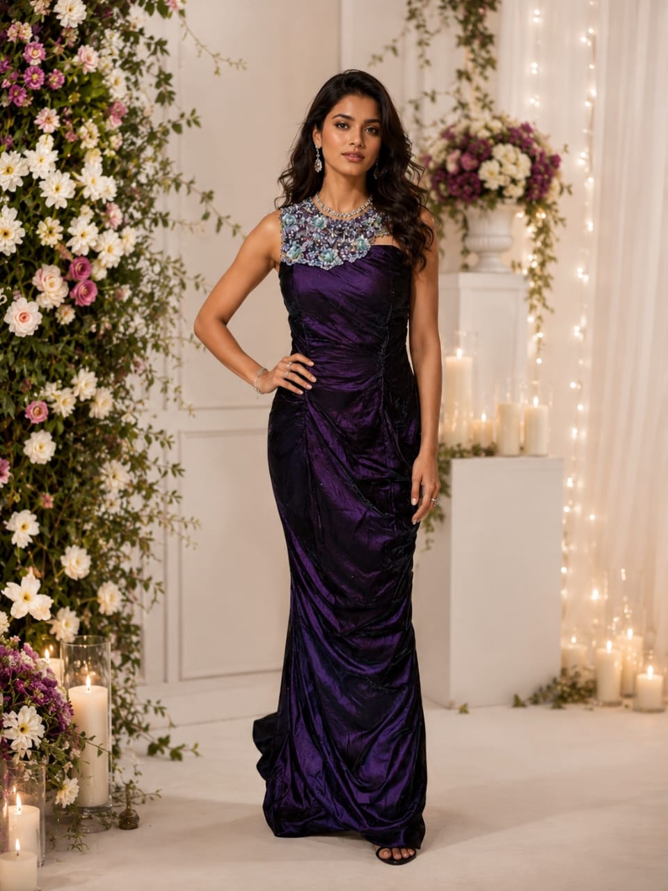 Dark Purple Gown Wwwthedressbankcom
