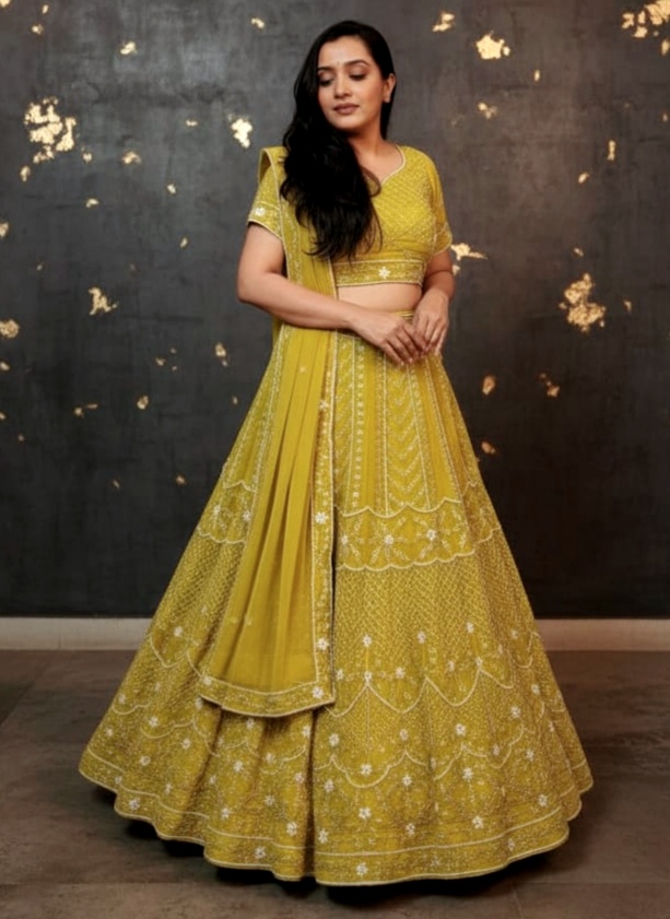 Lime Lehenga Wwwthedressbankcom