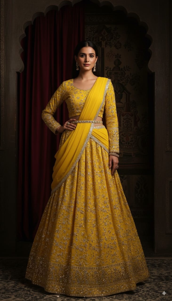 Yellow Lehenga Set Wwwthedressbankcom