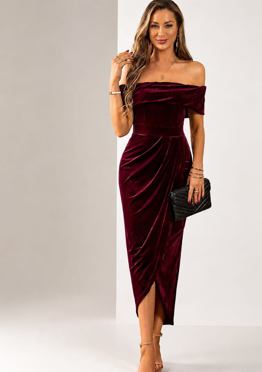 Maroon Velv Wwwthedressbankcom