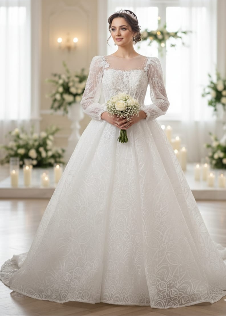 White Beautiful Bridal Gown Copy Wwwthedressbankcom