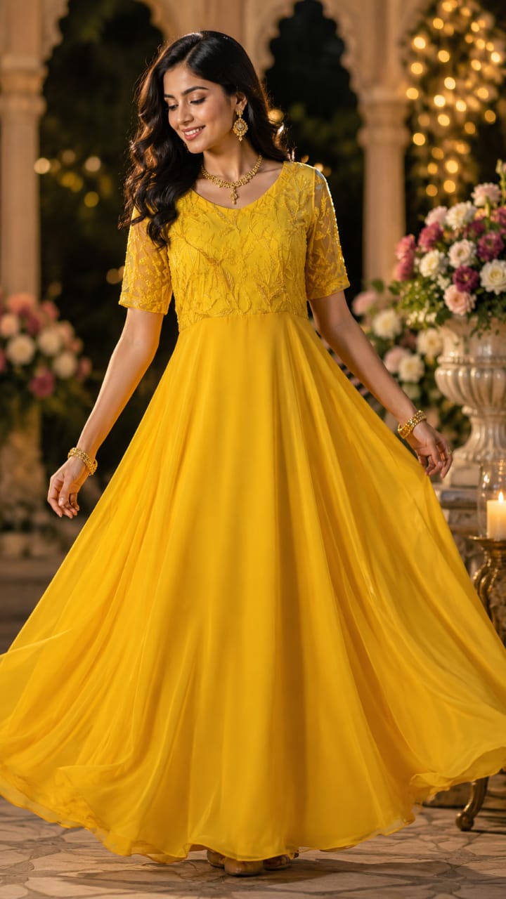 Yellow Simple Gown Wwwthedressbankcom